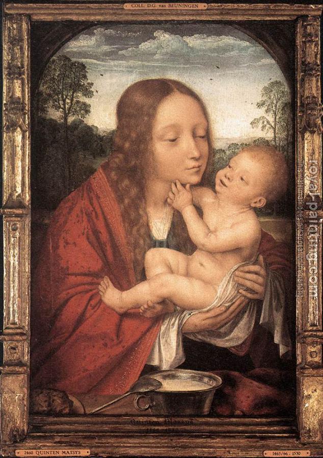 Quentin Massys : Virgin and Child in a Landscape